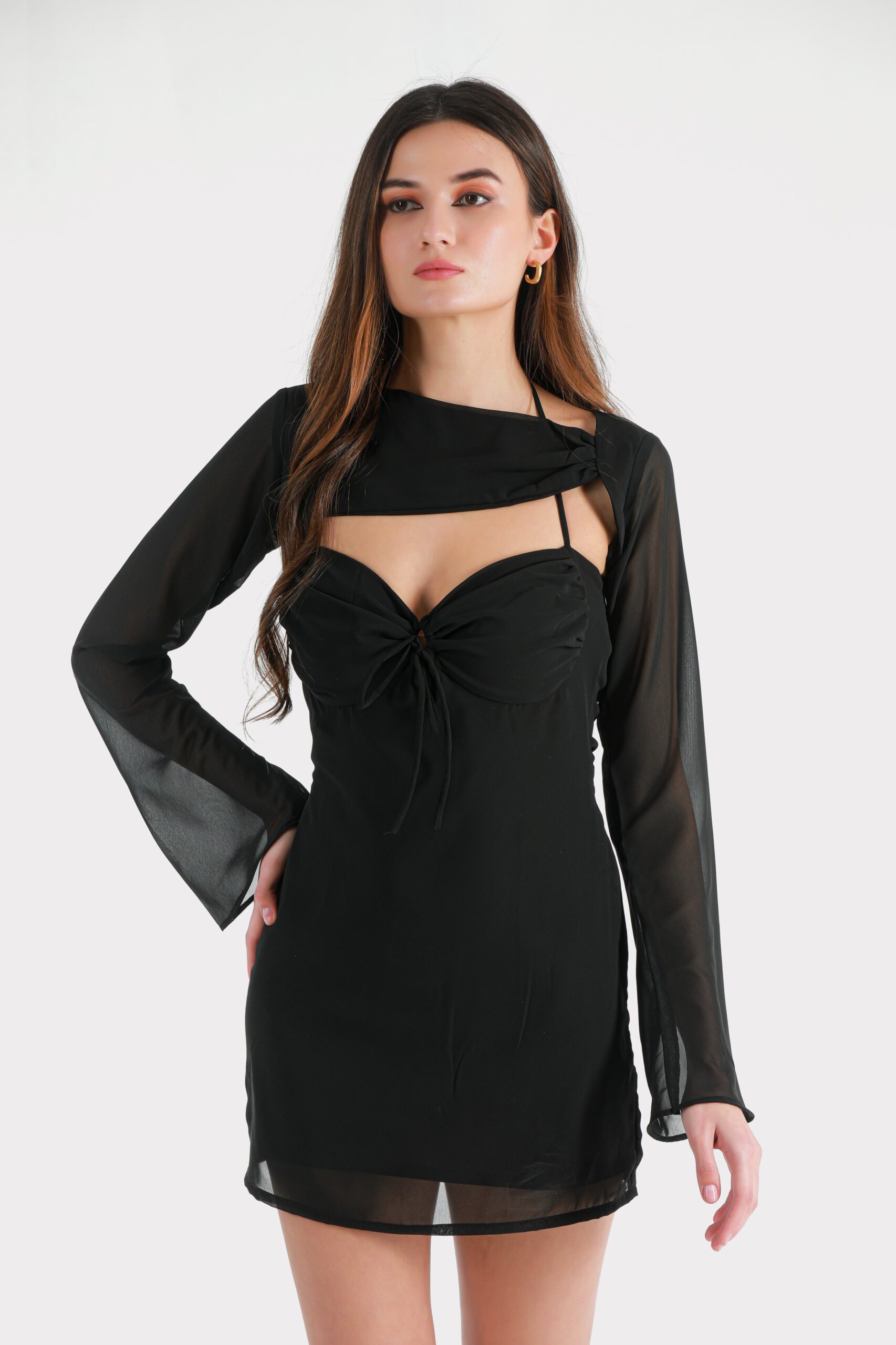Aven Mini Dress with Removable Top - Image 6